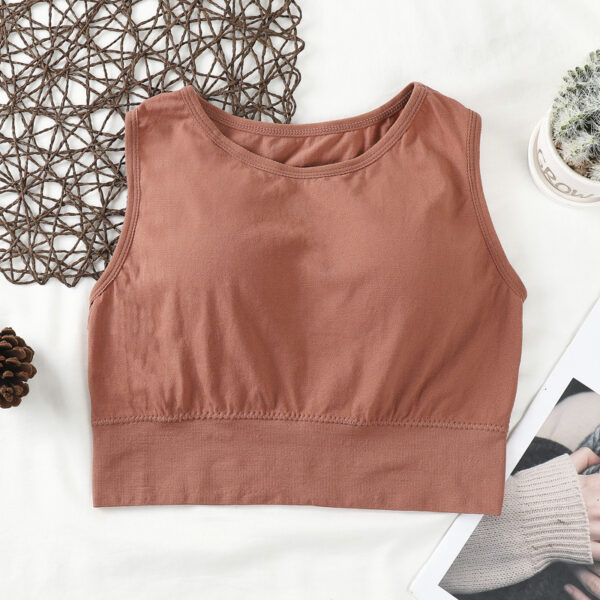 No-Wire Yoga Tank Top Ssexy Vest and Beautiful Sports Bra - Image 7