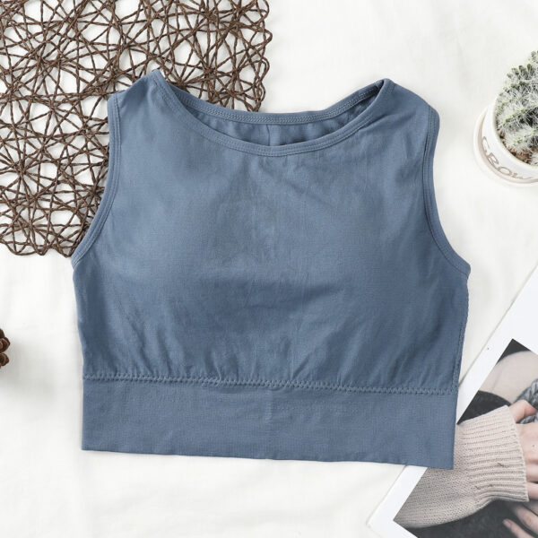 No-Wire Yoga Tank Top Ssexy Vest and Beautiful Sports Bra - Image 4