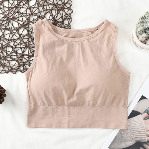 No-Wire Yoga Tank Top Ssexy Vest and Beautiful Sports Bra - Image 3