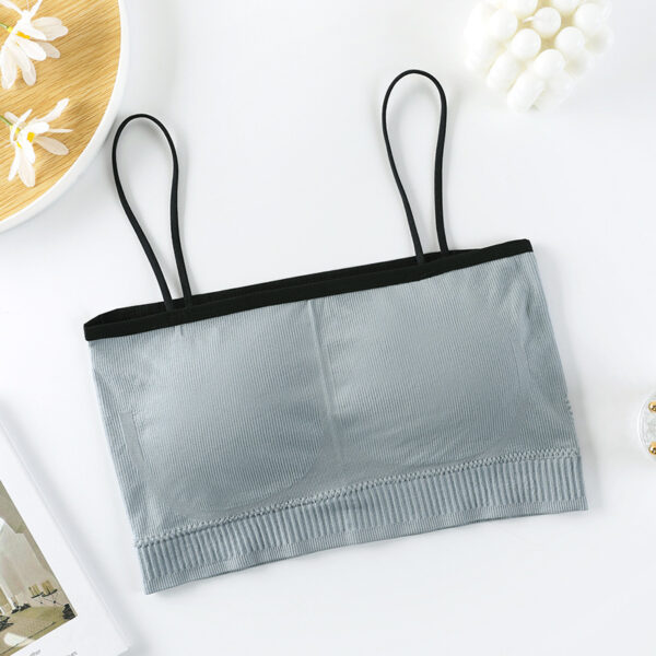 One Line Tube Top Duel Tone Wrap Chest Bra - Image 3
