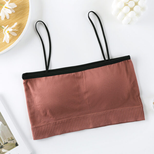 One Line Tube Top Duel Tone Wrap Chest Bra - Image 4