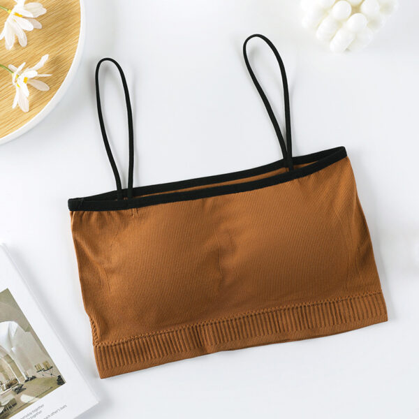 One Line Tube Top Duel Tone Wrap Chest Bra - Image 5