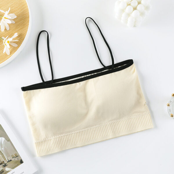 One Line Tube Top Duel Tone Wrap Chest Bra - Image 7