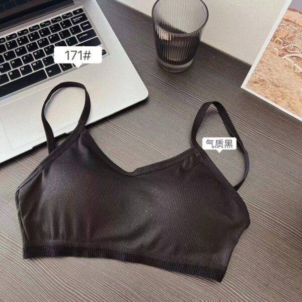 One Piece Without Steel Ring Chest Pad Tube Top Back Hook Bra - Image 5