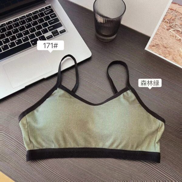 One Piece Without Steel Ring Chest Pad Tube Top Back Hook Bra - Image 3