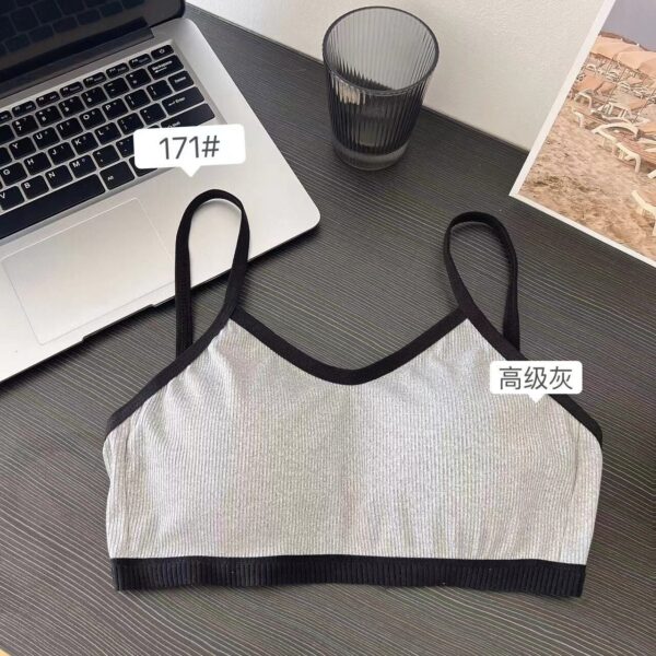 One Piece Without Steel Ring Chest Pad Tube Top Back Hook Bra - Image 2