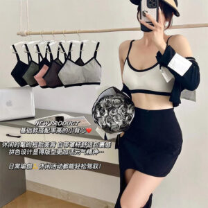 One Piece Without Steel Ring Chest Pad Tube Top Back Hook Bra