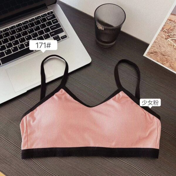 One Piece Without Steel Ring Chest Pad Tube Top Back Hook Bra - Image 7