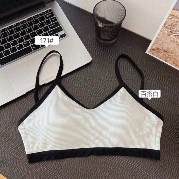 One Piece Without Steel Ring Chest Pad Tube Top Back Hook Bra - Image 6