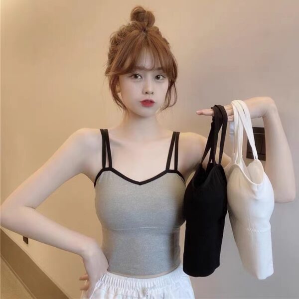 All Season Suspender Tube Top Outer Wear Vest Bra