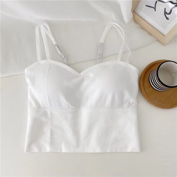 All Season Suspender Tube Top Outer Wear Vest Bra - Image 3