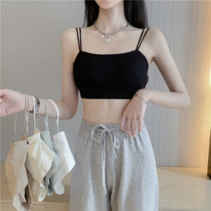 Korean Double Straps Tube Top Chest Warp Bra