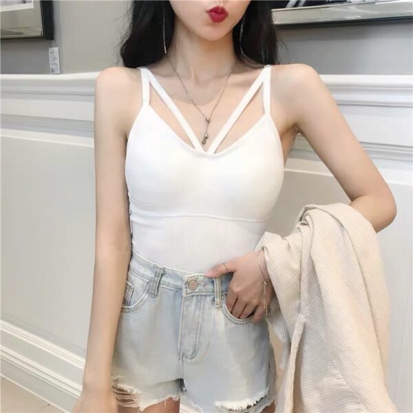 New Suspenders Vest with Chest Pad Beautiful Back Bra - Image 4