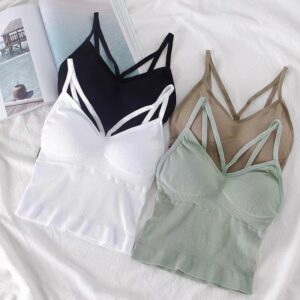 New Suspenders Vest with Chest Pad Beautiful Back Bra