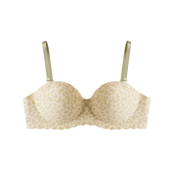 Sexy Leopard Printed Half Cup Push Up Bra - Image 5