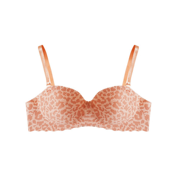 Sexy Leopard Printed Half Cup Push Up Bra - Image 7