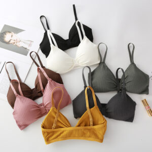 Triangle Cup Cotton Bra
