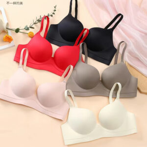 Look Bigger Push Up Semi Cup Plain Seamless Bra