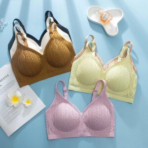Summer Friendly Soft Vent Back-Hook Anti Sagging Minimizing Bra